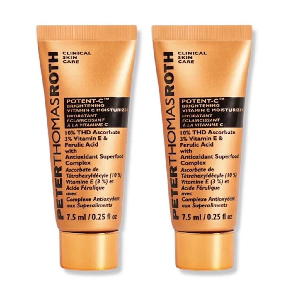 $14❤️🔥 ONLY 1! Peter Thomas Roth Potent C Brightening Vitamin Moisturizer 2PK - Picture 1 of 9